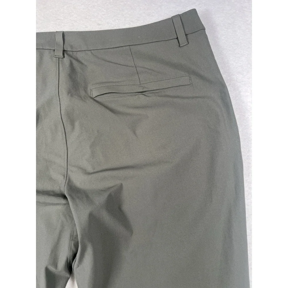Lululemon ABC Classic-Fit Pant Mens 38 Dark Forest Warpstreme Stretch EUC
